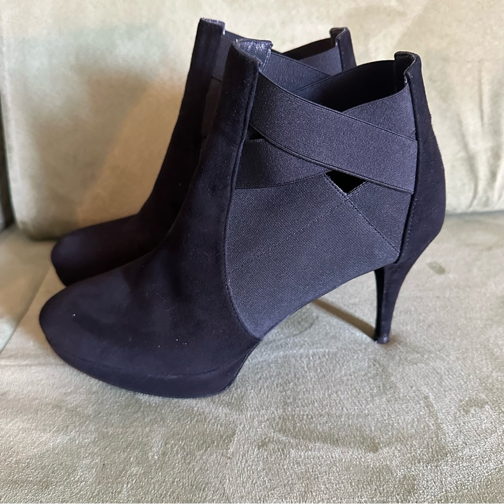 Stuart Weitzman Black Ankle Booties